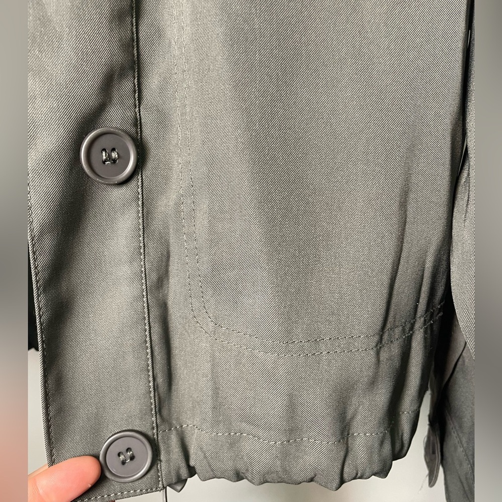 Max Studio Gray Button-Up Jacket - image 5